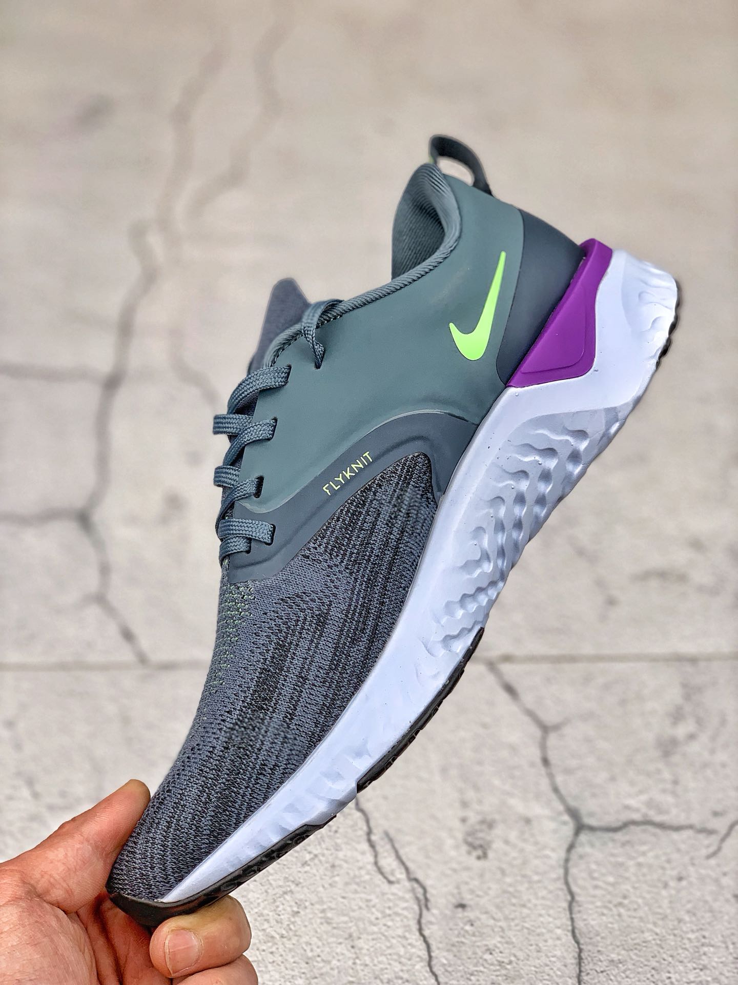 180 耐克公司级NIKE Odyssey React Flyknit 2奥德赛瑞亚二代高弹休闲运动慢跑鞋