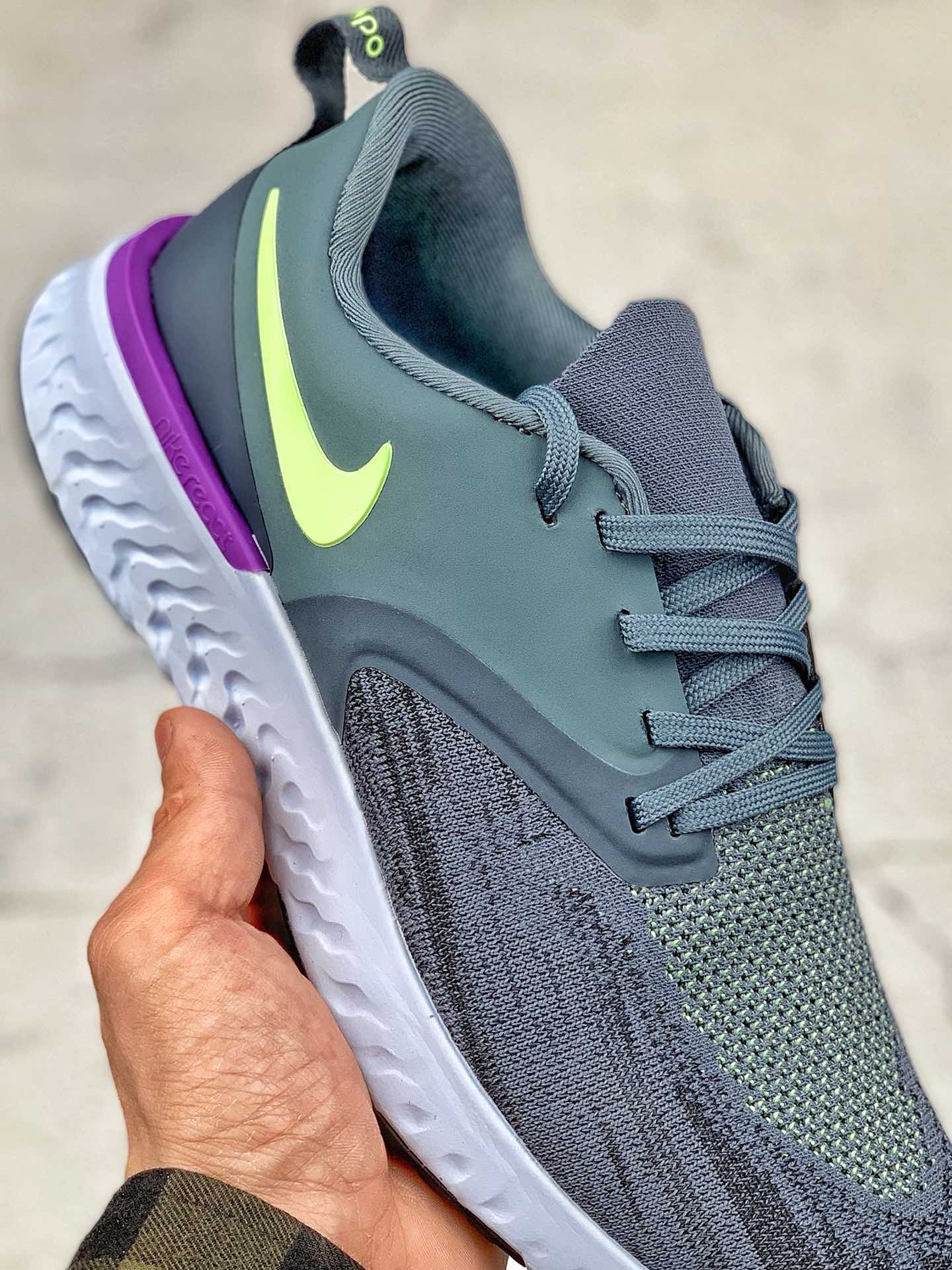 180 耐克公司级NIKE Odyssey React Flyknit 2奥德赛瑞亚二代高弹休闲运动慢跑鞋