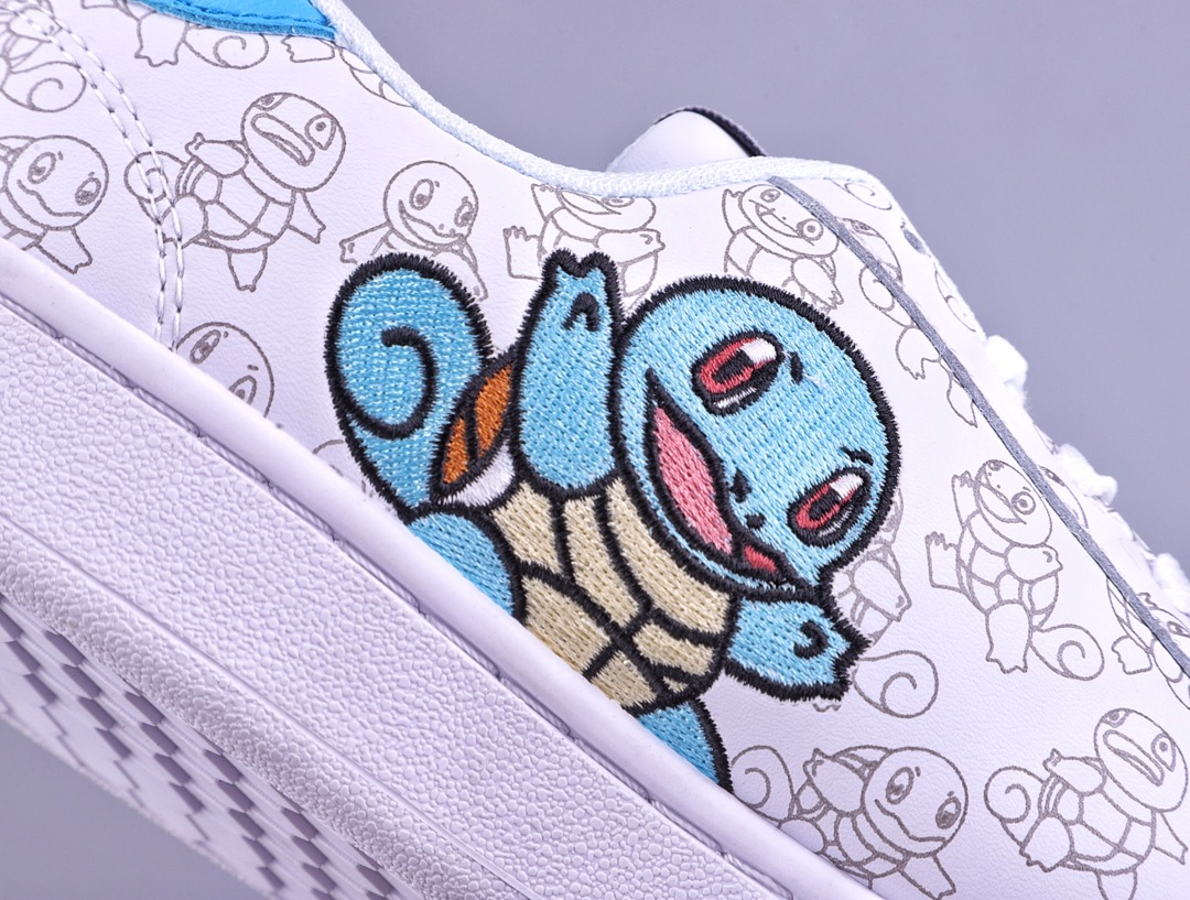 170升级原盒版本 宝可梦 Pokémon x adidas neo ADVANTAGE重磅联名 Squirtle杰尼龟 水晶蓝 EG2195