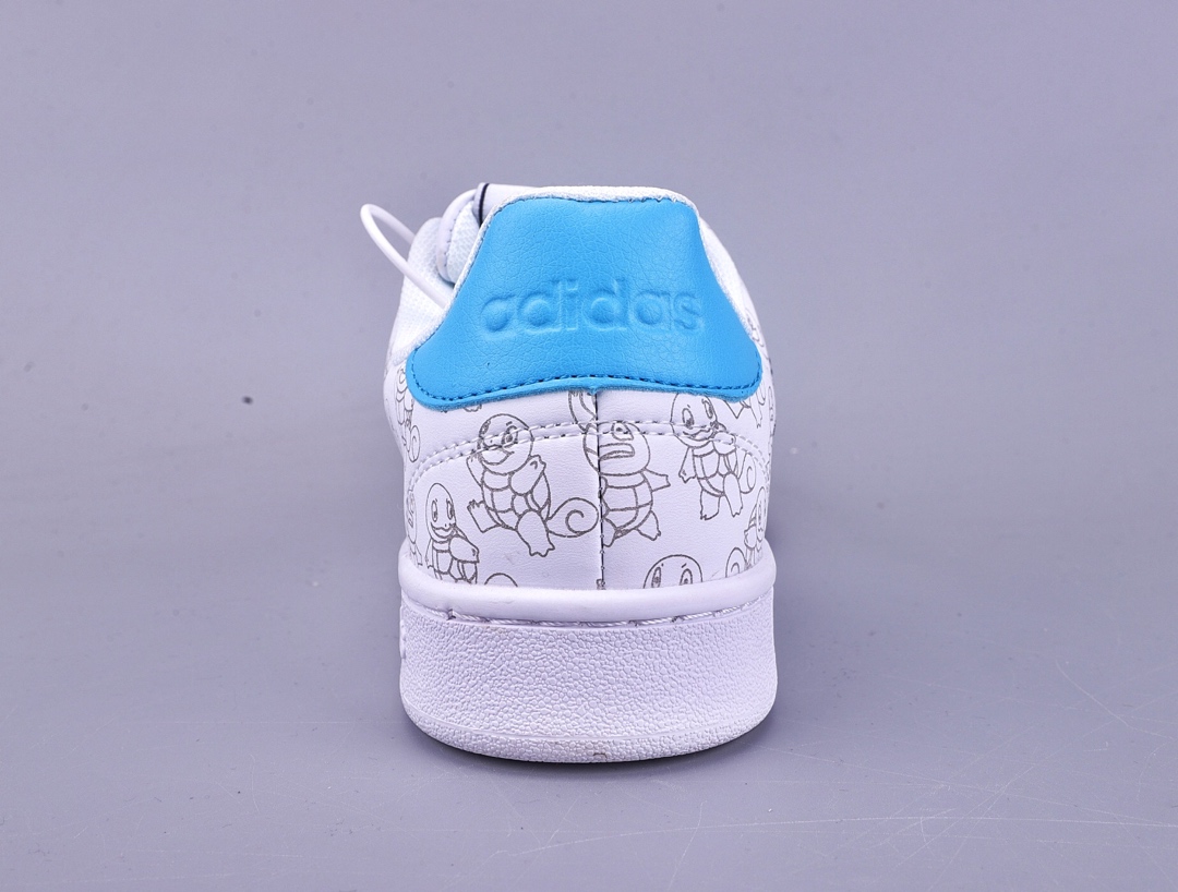 170升级原盒版本 宝可梦 Pokémon x adidas neo ADVANTAGE重磅联名 Squirtle杰尼龟 水晶蓝 EG2195