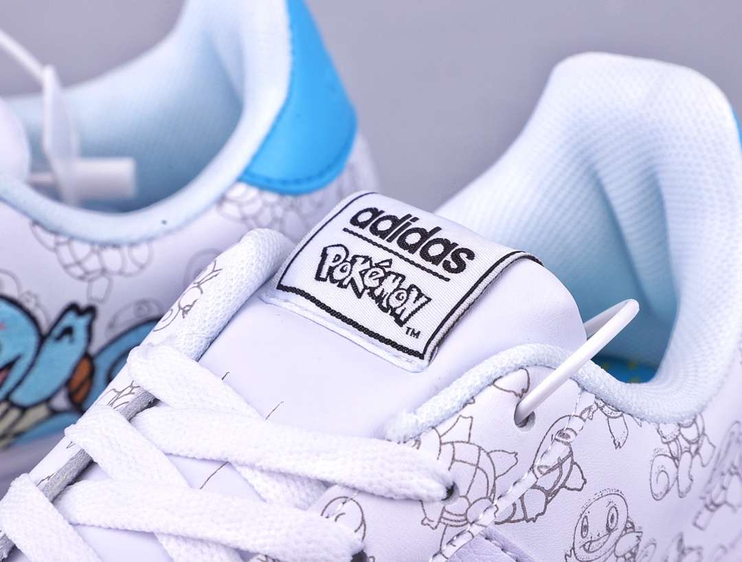 170升级原盒版本 宝可梦 Pokémon x adidas neo ADVANTAGE重磅联名 Squirtle杰尼龟 水晶蓝 EG2195