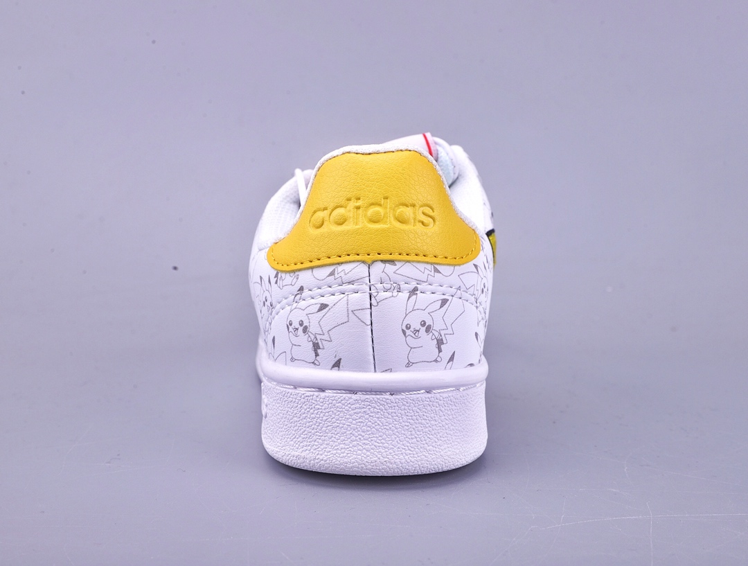 170升级原盒版本 宝可梦 Pokémon x adidas neo ADVANTAGE重磅联名 皮卡丘 PIKACHU 闪电黄 EG2196