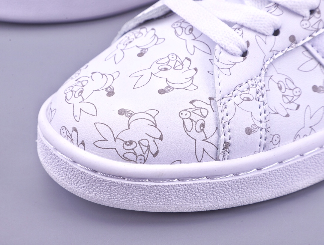 170Pokemon x Adidas NEO 宝可梦神奇宝贝联名 EG2197“Tepig”红尾 暖暖猪 全鞋头层皮