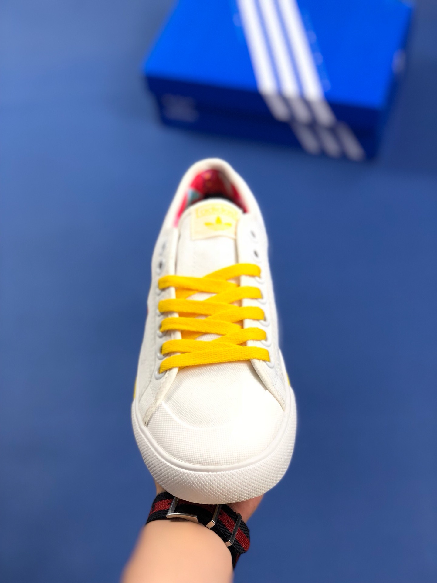 120 夏日新品 原楦开发 三叶草Adidas Nizza Blanc Bordeaux LO二代半截式包胶头 三叶草经典帆布板鞋情侣休闲鞋