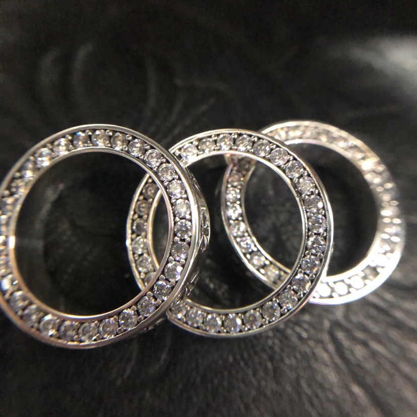 Chrome Hearts 品质chrome hearts 镶石forever 永恒戒指