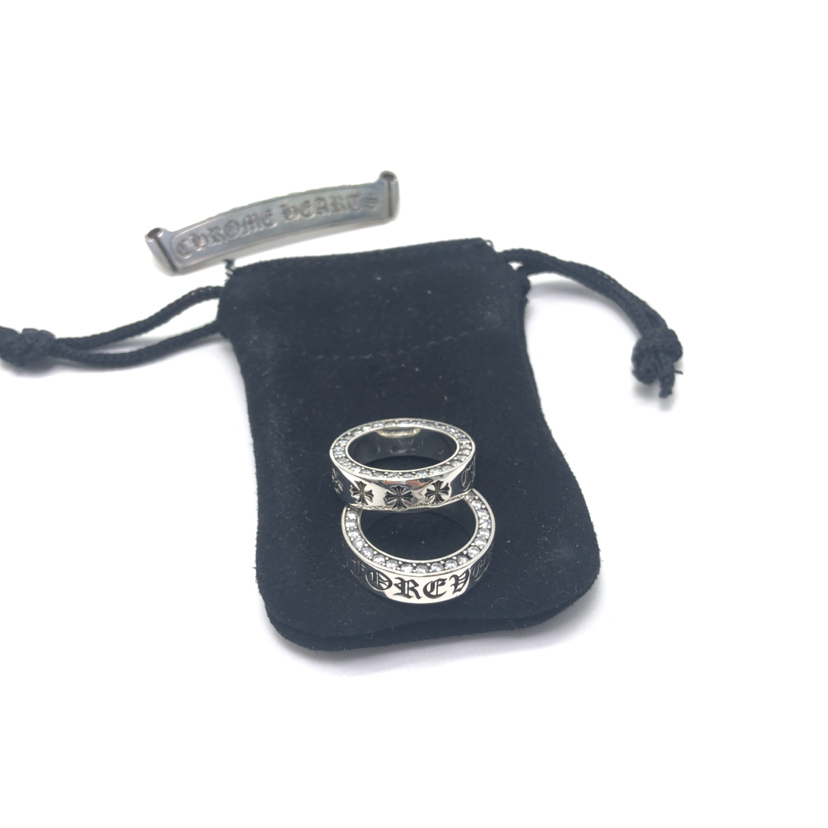 Chrome Hearts 品质chrome hearts 镶石forever 永恒戒指