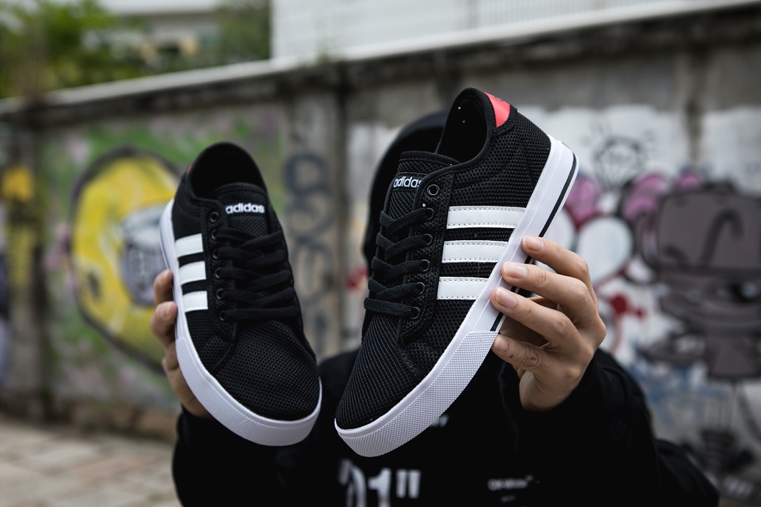 100 真标半码 Adidas阿迪达斯双面大网 男女鞋2019夏季新款运动鞋透气休闲鞋小白板鞋