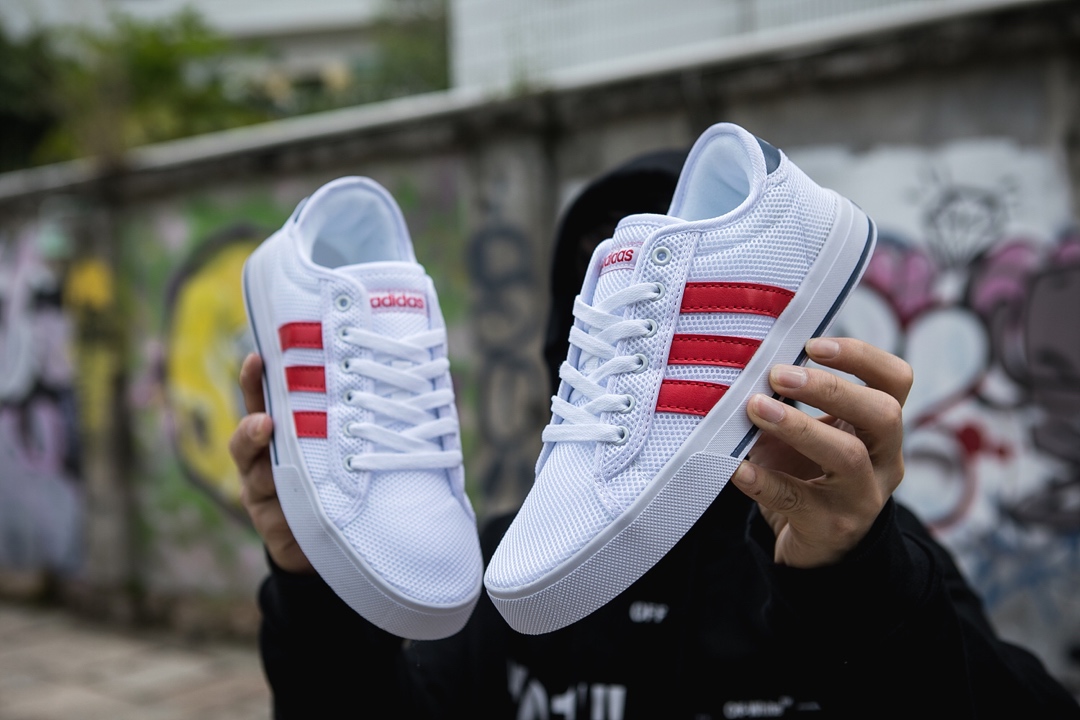 100 真标半码 Adidas阿迪达斯双面大网 男女鞋2019夏季新款运动鞋透气休闲鞋小白板鞋