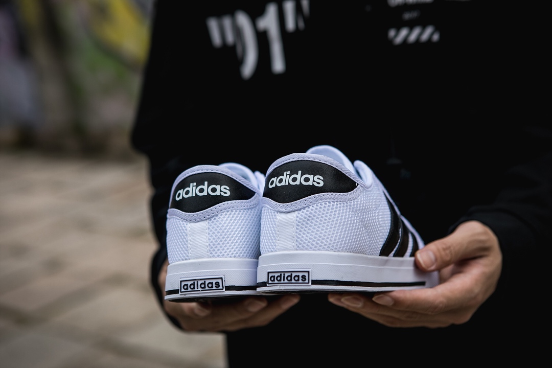 100真标半码 Adidas阿迪达斯双面大网 男女鞋2019夏季新款运动鞋透气休闲鞋小白板鞋