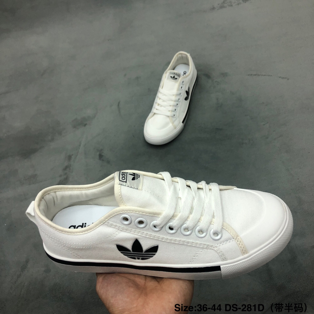 120码数：男女鞋36-44码（带半码）简介：阿迪达斯/Adidas NIZZA 帆布2019新款时尚板鞋