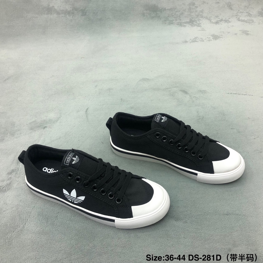 120码数：男女鞋36-44码（带半码）简介：阿迪达斯/Adidas NIZZA 帆布2019新款时尚板鞋