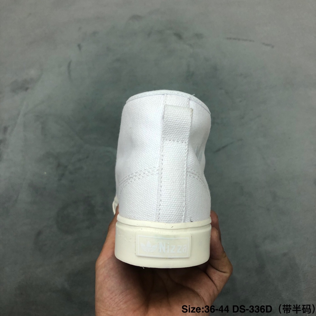 120码数：男女鞋36-44码（带半码）简介：阿迪达斯/Adidas NIZZA 帆布2019高帮新款时尚板鞋