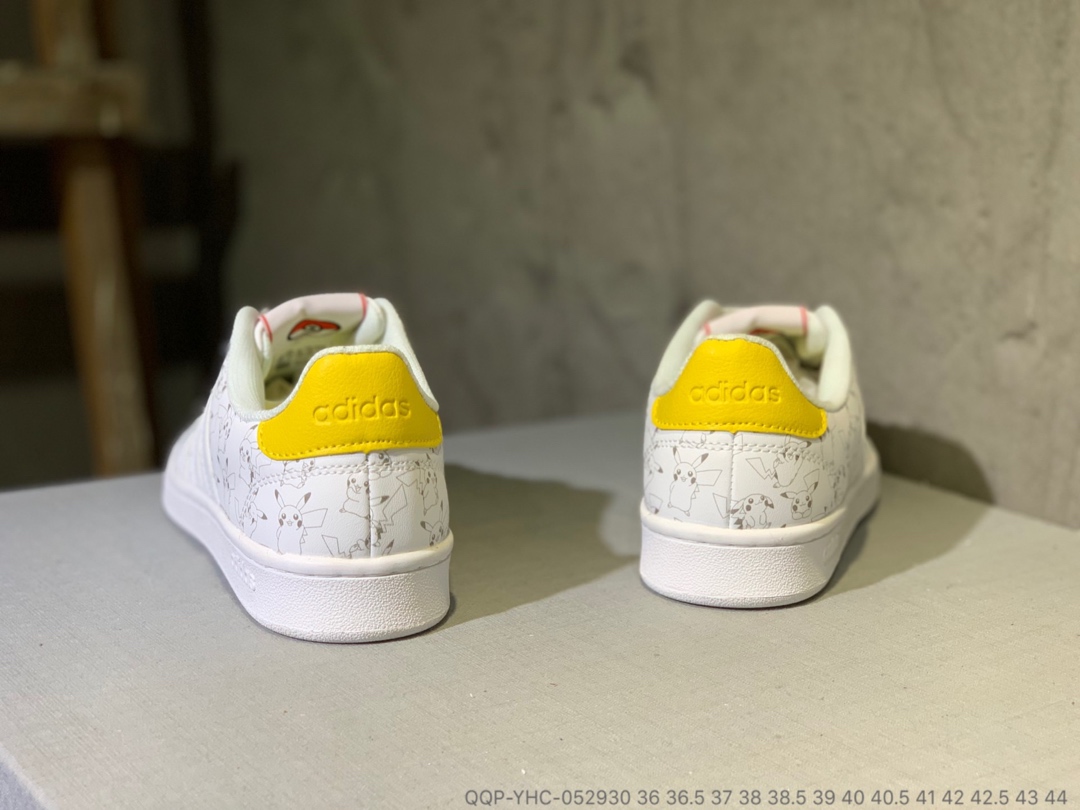 130真标半码   Adidas Stan Smith “比卡丘”卡通系列板鞋 QQP-YHC-052930