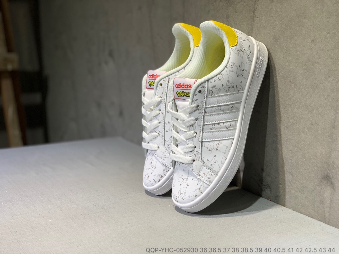 130真标半码   Adidas Stan Smith “比卡丘”卡通系列板鞋 QQP-YHC-052930