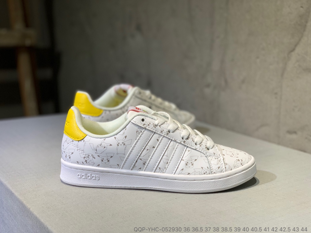 130真标半码   Adidas Stan Smith “比卡丘”卡通系列板鞋 QQP-YHC-052930