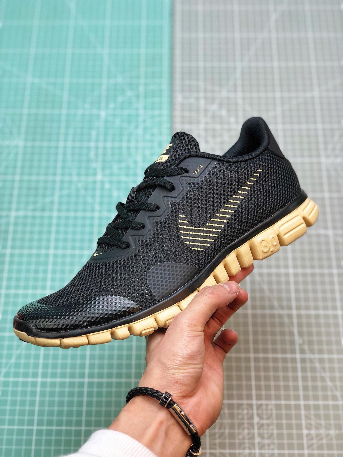 130 2019夏季Nike FREE 3.0V2夏季赤足透气面跑鞋806568-008