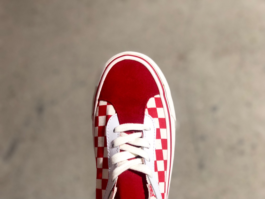 160硫化版本出货！Vans Authentic 44 DX系列万斯“红白格子”帆布硫化板鞋范斯复刻，安纳海姆工厂系列！