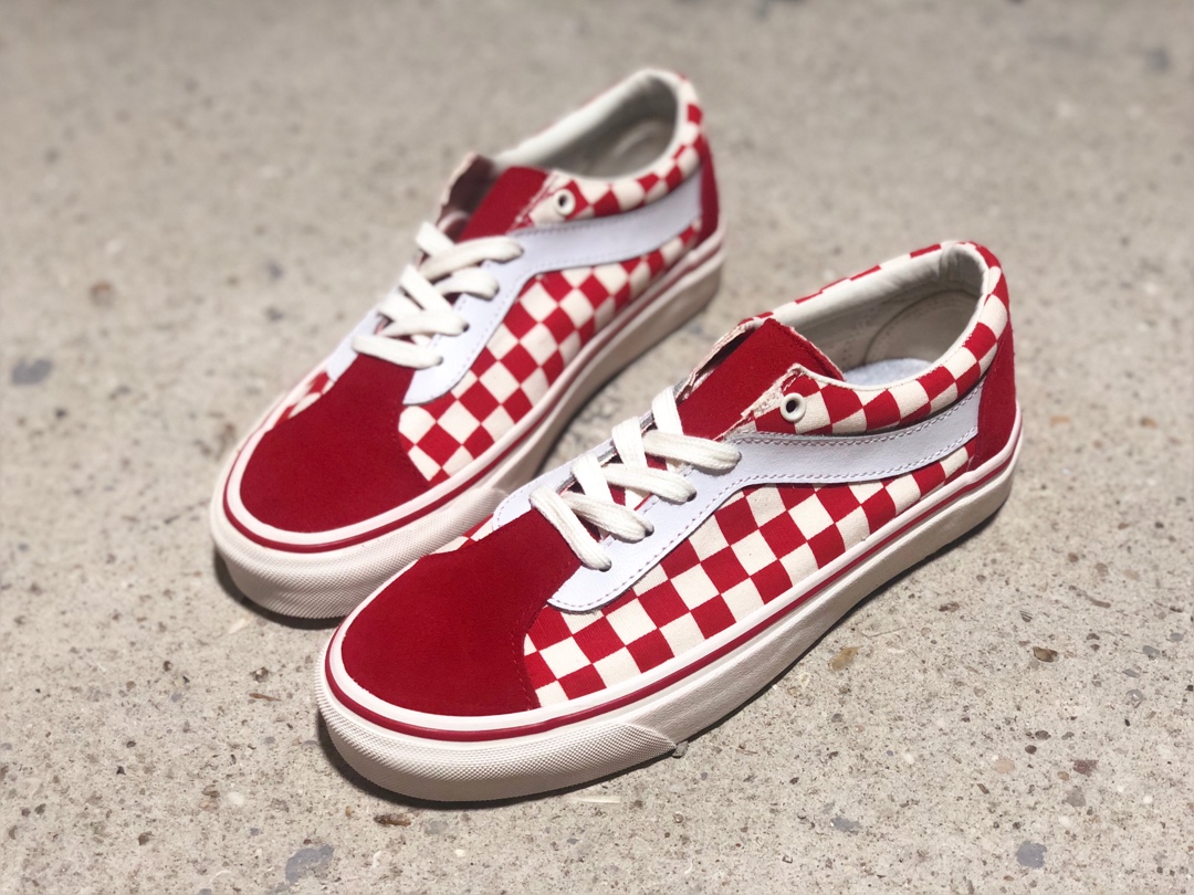 160硫化版本出货！Vans Authentic 44 DX系列万斯“红白格子”帆布硫化板鞋范斯复刻，安纳海姆工厂系列！