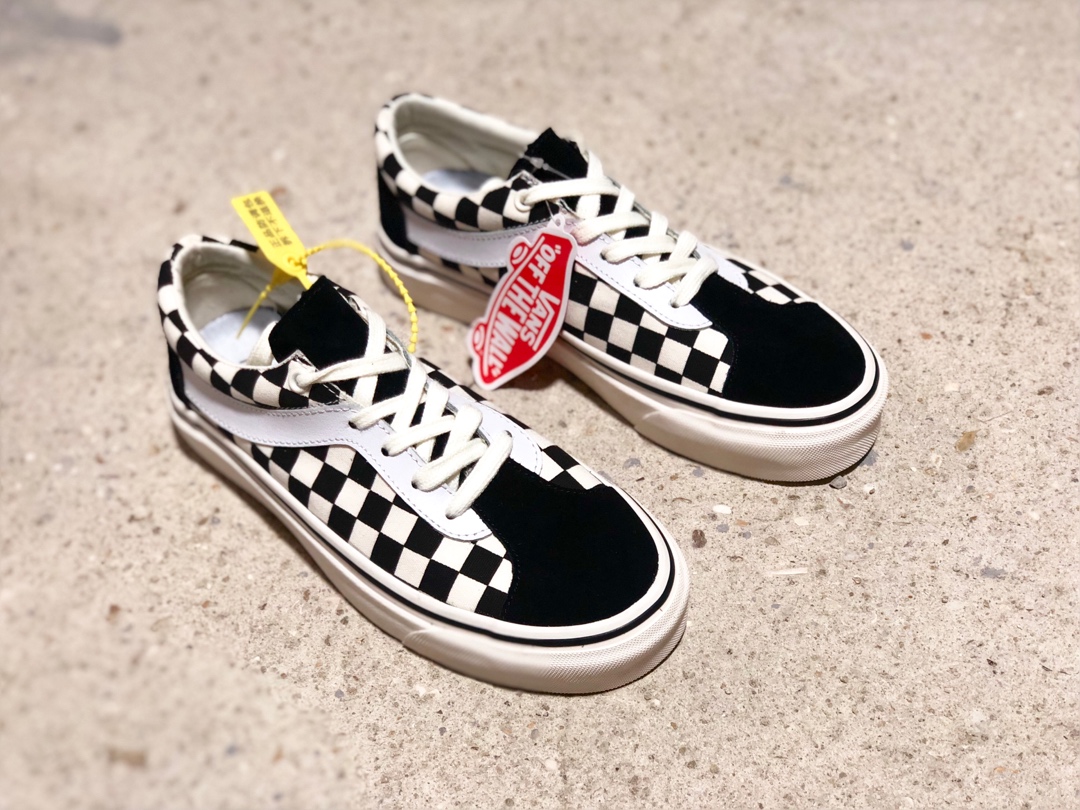 160硫化版本出货！Vans Authentic 44 DX系列万斯“黑白格子”帆布硫化板鞋范斯复刻，安纳海姆工厂系列！