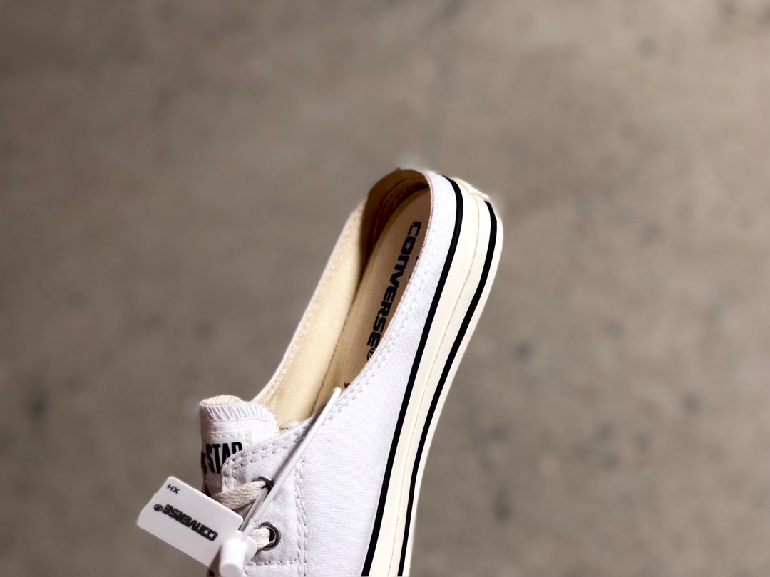 150converse匡威ALL STAR S MULE SLIP OX女式帆布懒人拖鞋 5CL196双围条