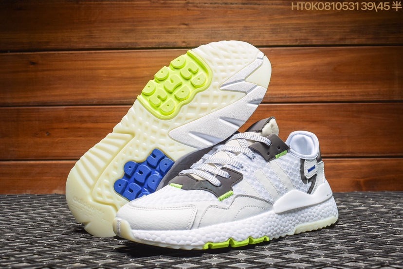 140 真标阿迪达斯 Adidas Nite Jogger ＂夜行者＂2019 全新复古跑鞋 3M 反光设计 进口猪八面