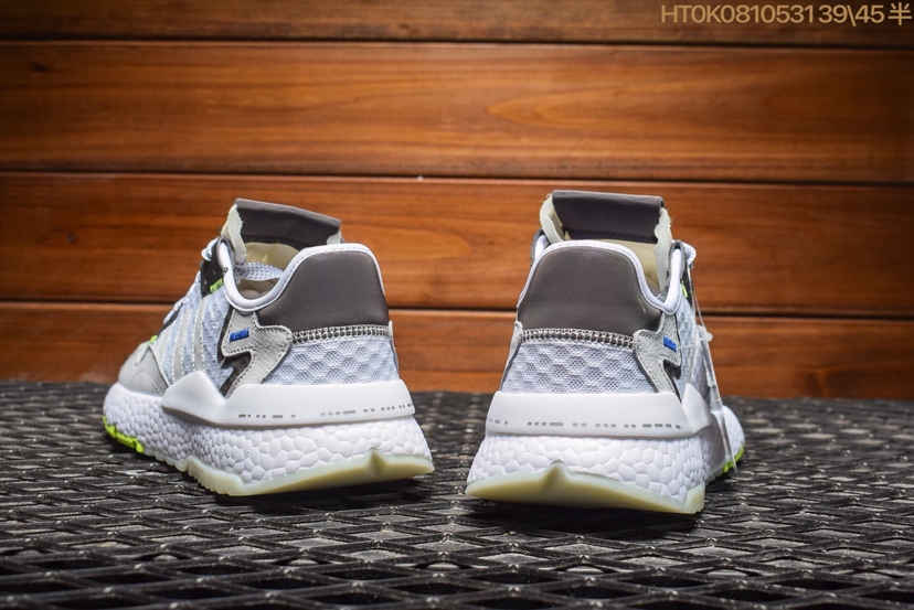 140 真标阿迪达斯 Adidas Nite Jogger ＂夜行者＂2019 全新复古跑鞋 3M 反光设计 进口猪八面