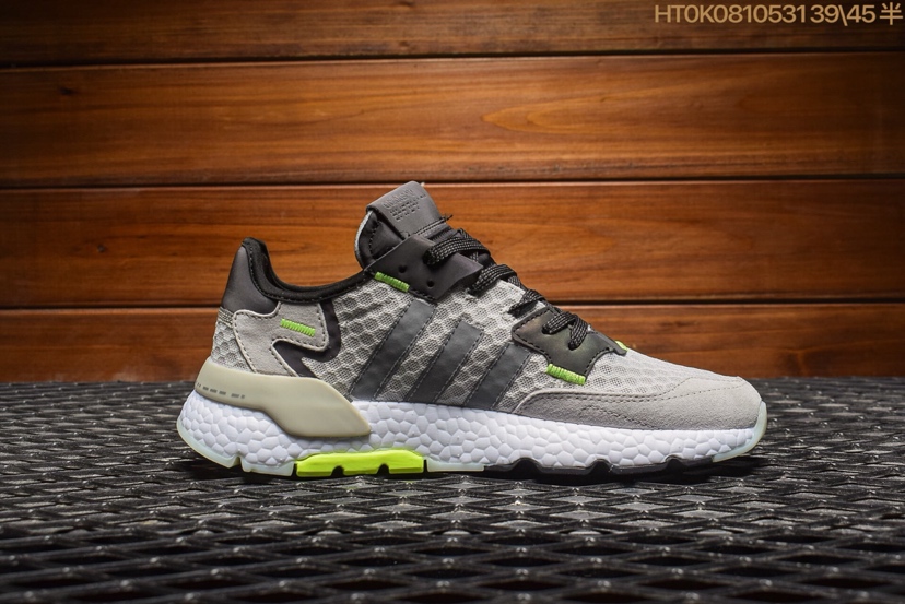 140 真标阿迪达斯 Adidas Nite Jogger ＂夜行者＂2019 全新复古跑鞋 3M 反光设计 进口猪八面