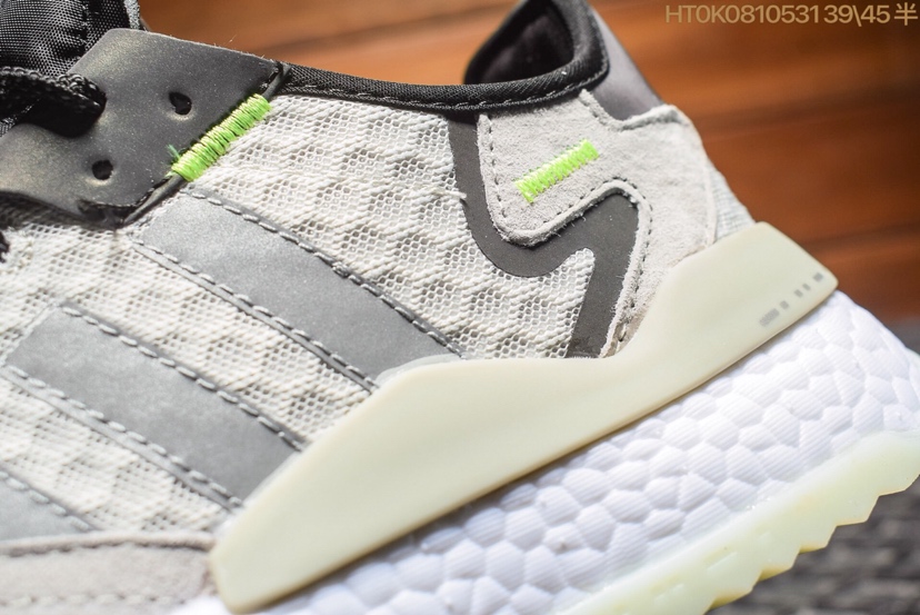 140 真标阿迪达斯 Adidas Nite Jogger ＂夜行者＂2019 全新复古跑鞋 3M 反光设计 进口猪八面