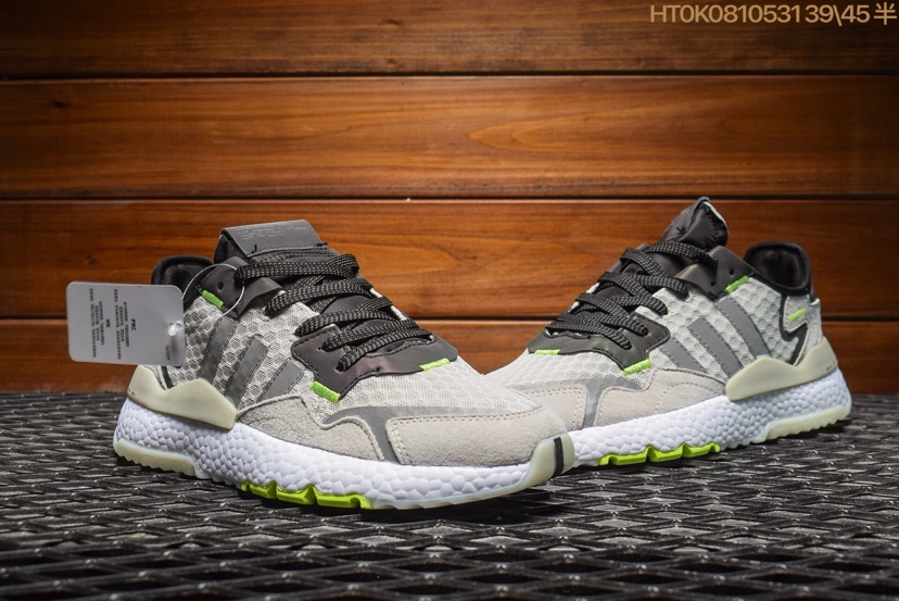 140 真标阿迪达斯 Adidas Nite Jogger ＂夜行者＂2019 全新复古跑鞋 3M 反光设计 进口猪八面