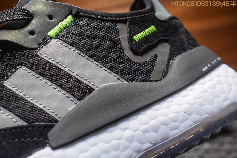 140 真标阿迪达斯 Adidas Nite Jogger ＂夜行者＂2019 全新复古跑鞋 3M 反光设计 进口猪八面