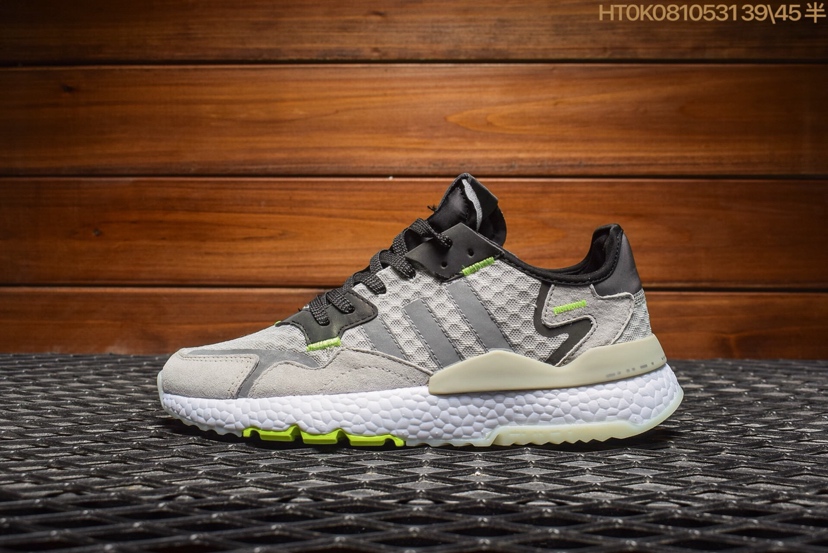 140 真标阿迪达斯 Adidas Nite Jogger ＂夜行者＂2019 全新复古跑鞋 3M 反光设计 进口猪八面