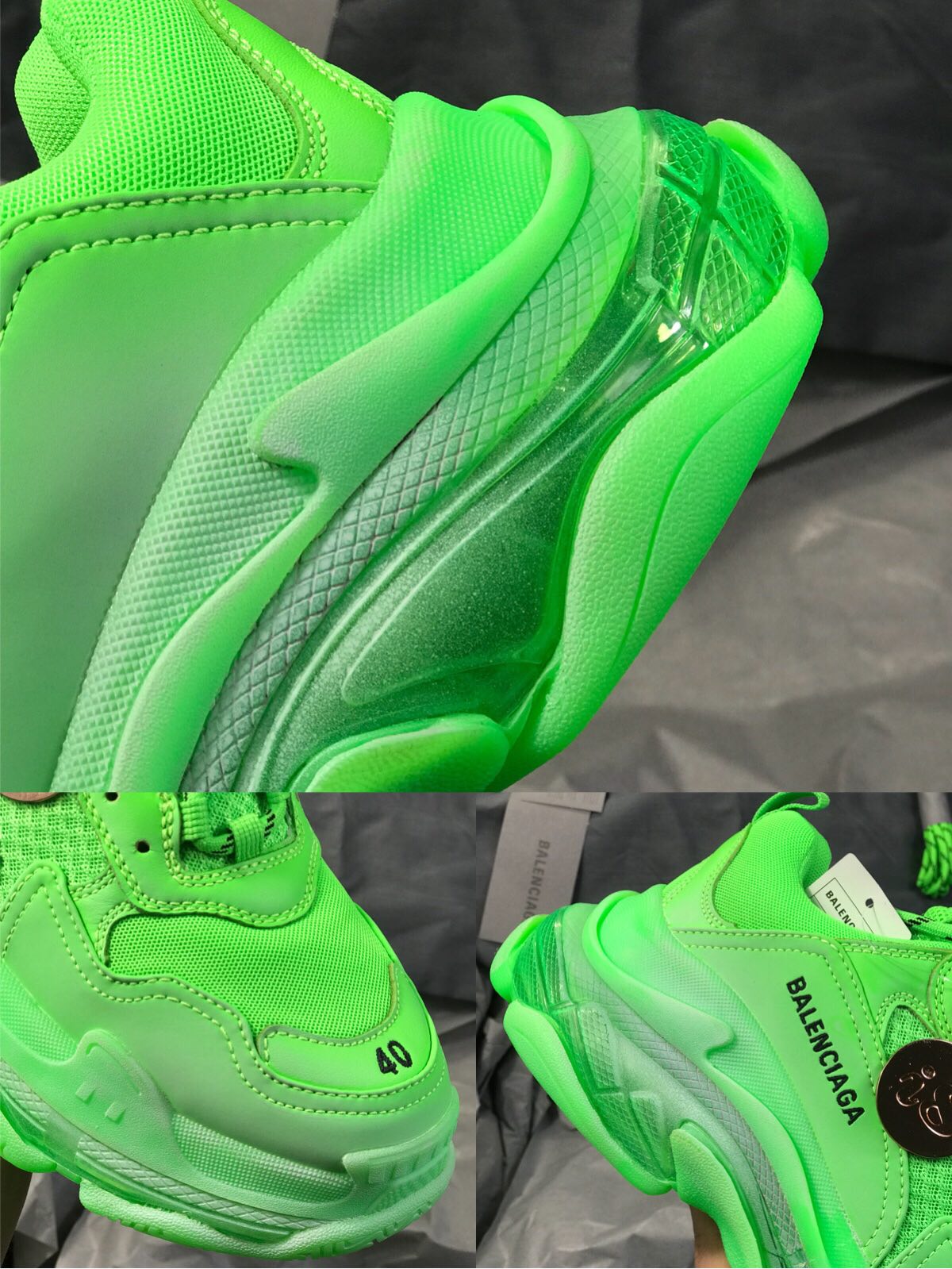 540Balenciaga 巴黎世家 Triple S 3.0 三代复古休闲跑鞋 全组合氮气水晶大底