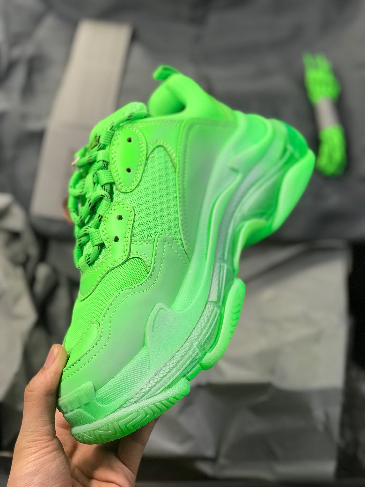 540Balenciaga 巴黎世家 Triple S 3.0 三代复古休闲跑鞋 全组合氮气水晶大底