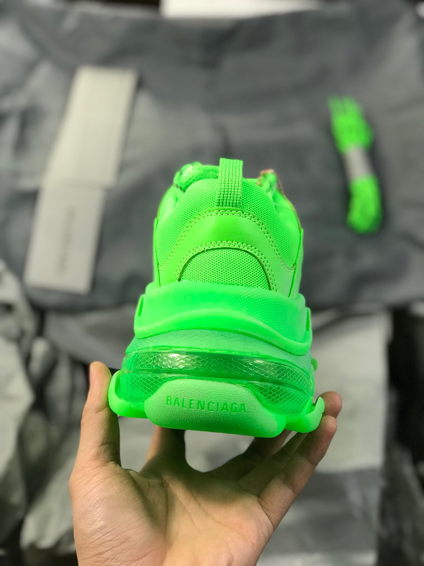 540Balenciaga 巴黎世家 Triple S 3.0 三代复古休闲跑鞋 全组合氮气水晶大底