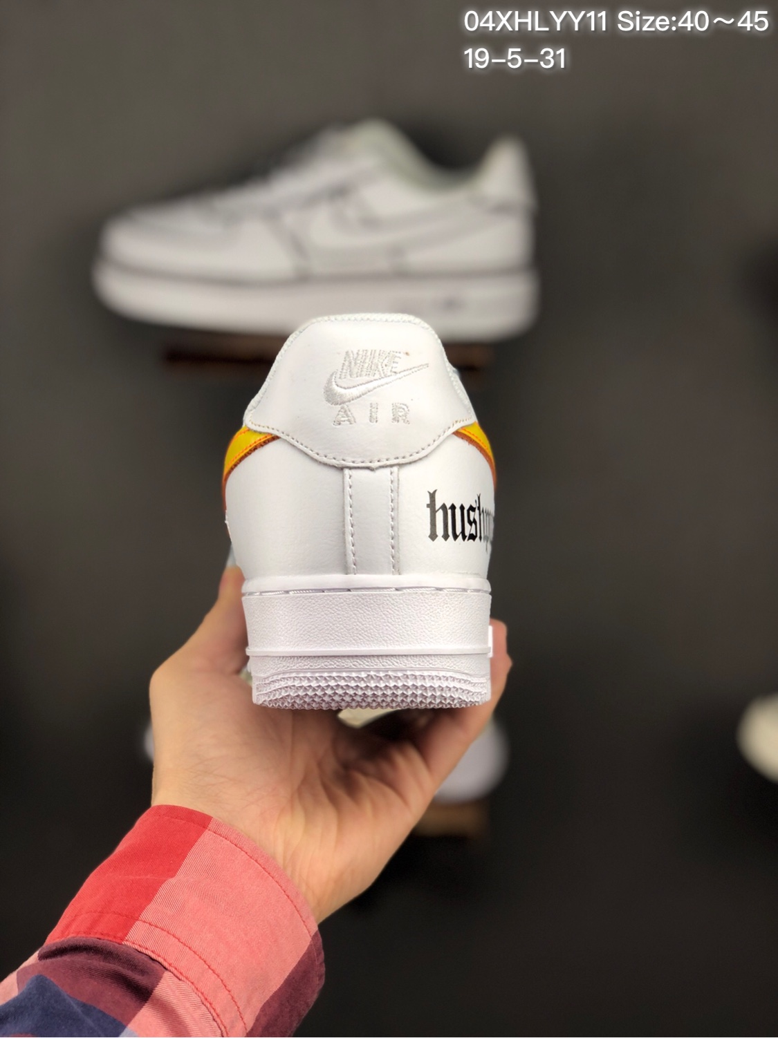 170 头层/耐克 Nike Air Force 1 x Off W hite 原盒真标 头层真皮拼接 OW联名限量空军一号板鞋
