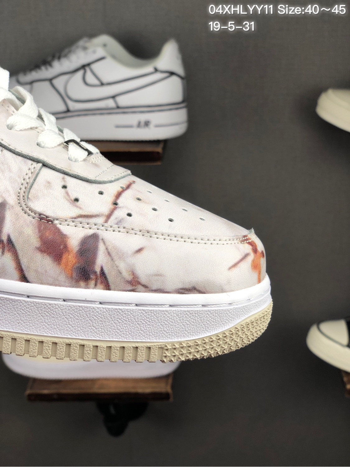 170 头层/耐克 Nike Air Force 1 x Off W hite 原盒真标 头层真皮拼接 OW联名限量空军一号板鞋