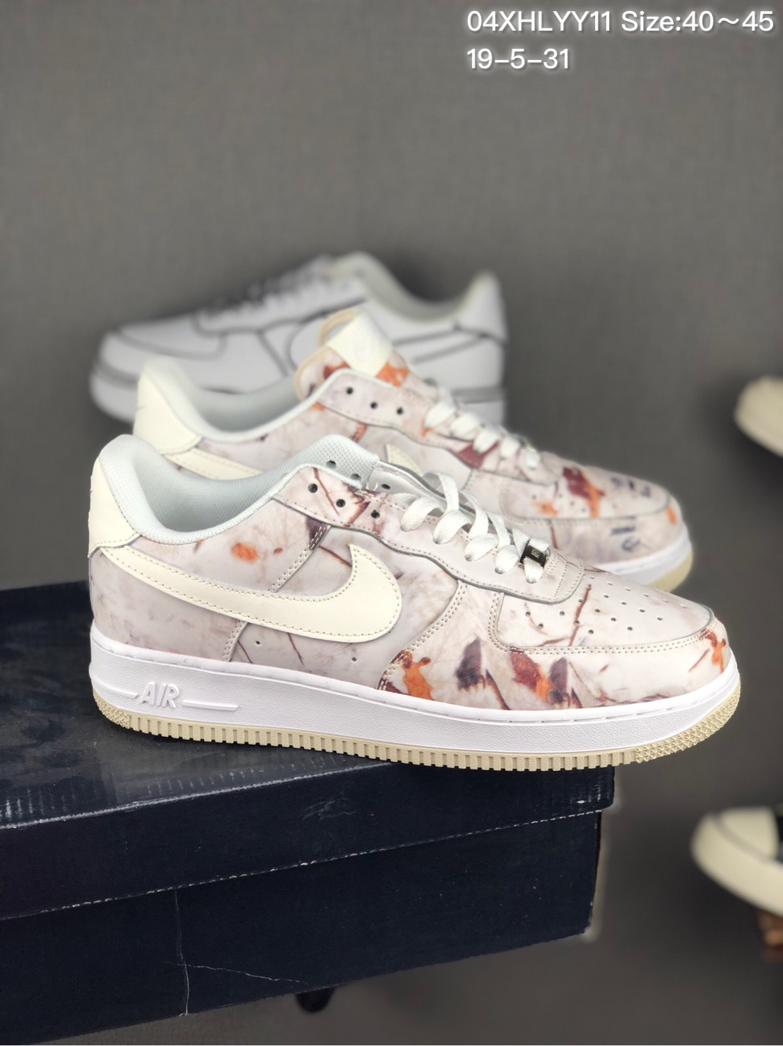 170 头层/耐克 Nike Air Force 1 x Off W hite 原盒真标 头层真皮拼接 OW联名限量空军一号板鞋