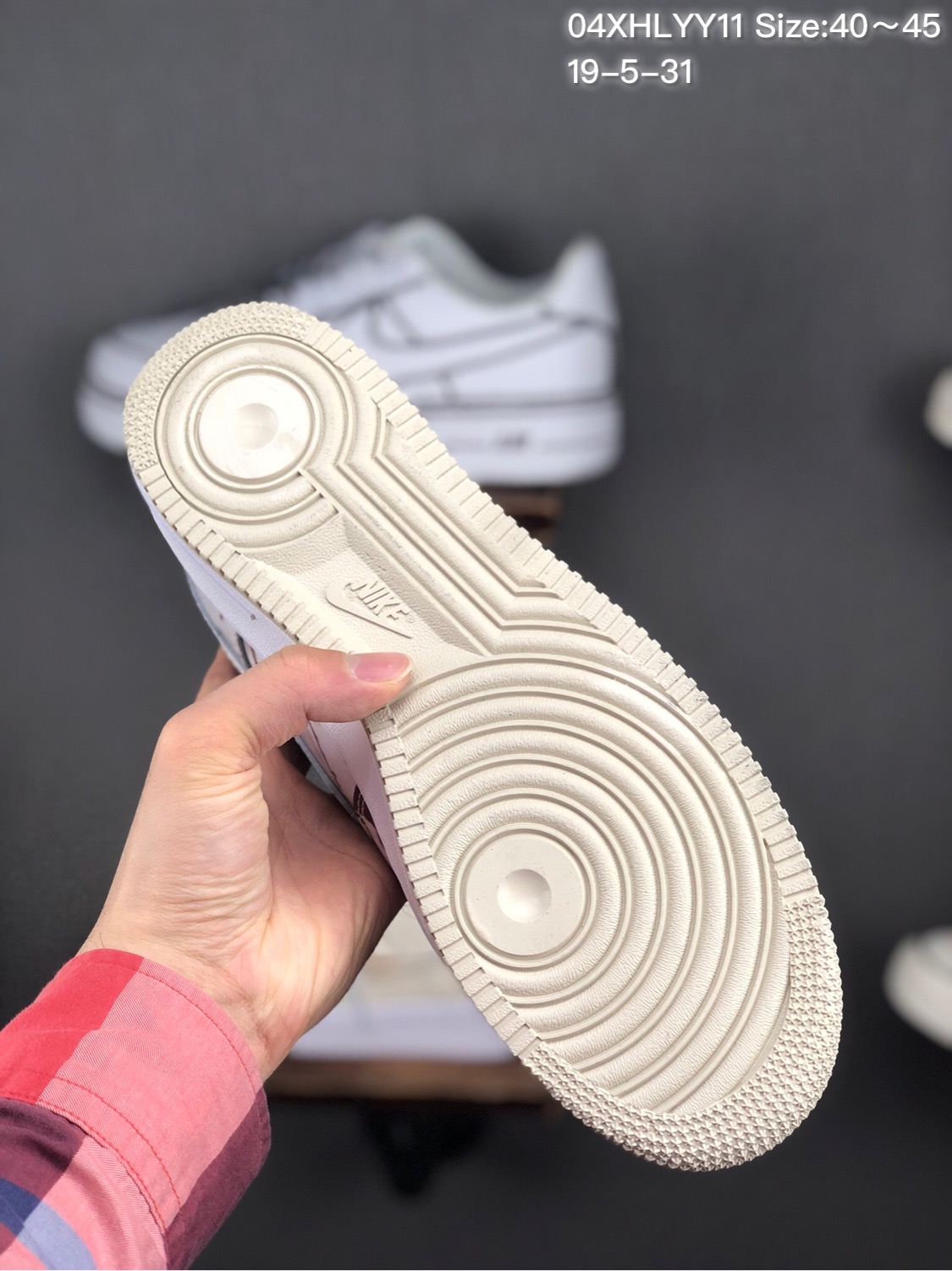 170 头层/耐克 Nike Air Force 1 x Off W hite 原盒真标 头层真皮拼接 OW联名限量空军一号板鞋