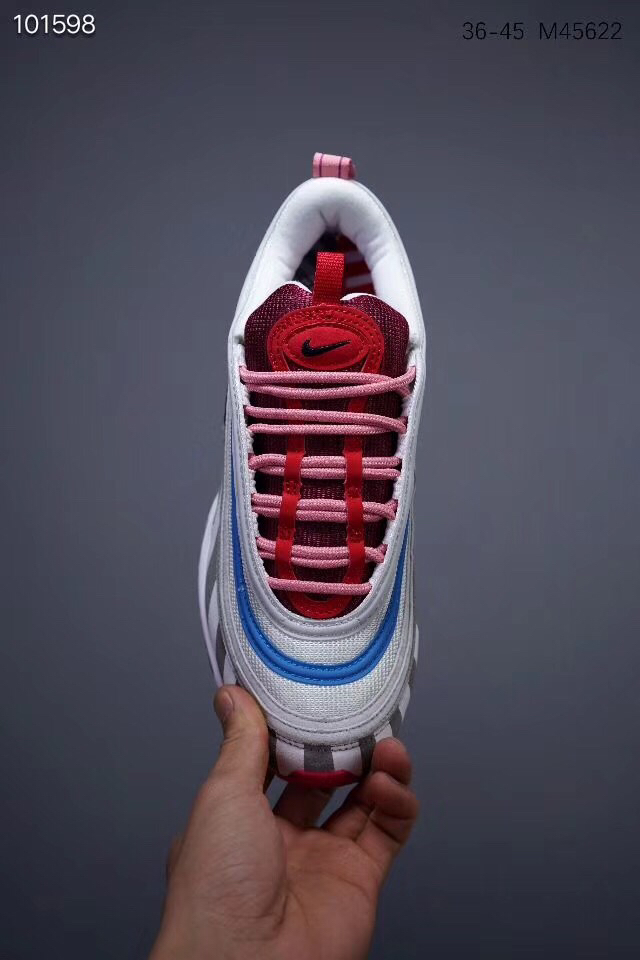 100 荷兰先锋艺术家联名Parra x Nike Air Max 97系列百搭复古气垫慢跑鞋”彩虹游乐园