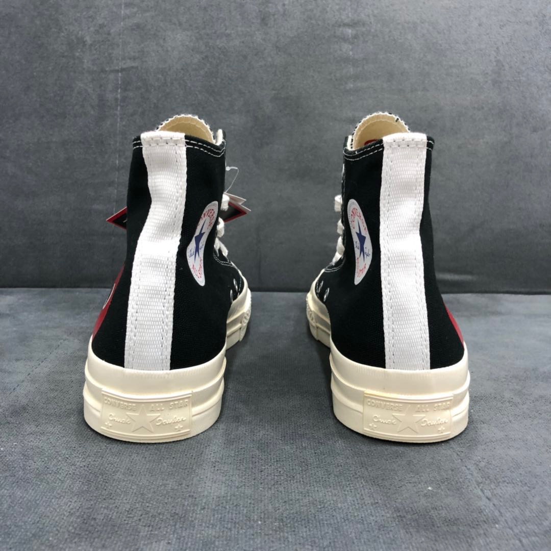 正确鞋盒还原正品CDG Play x CONVERSE 1970s 匡威川久保玲 play爱心联名帆布鞋
