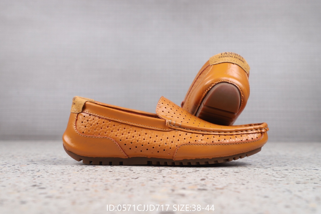 120 ECCO爱步 男鞋19春夏款商务休闲正装鞋套脚豆豆鞋