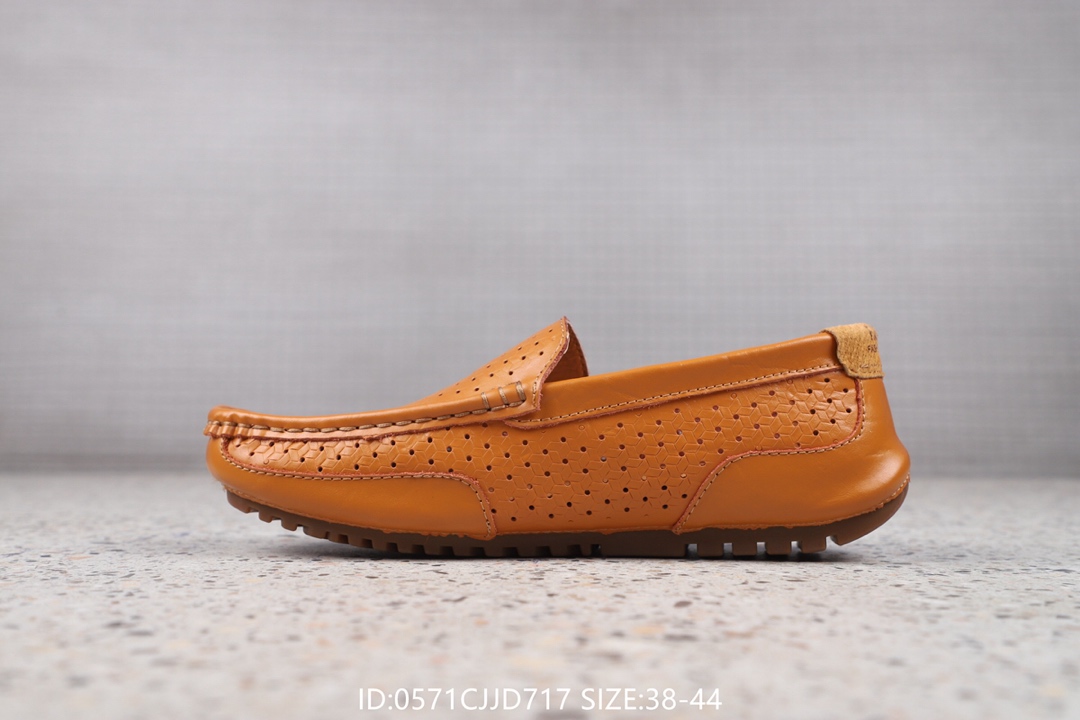 120 ECCO爱步 男鞋19春夏款商务休闲正装鞋套脚豆豆鞋