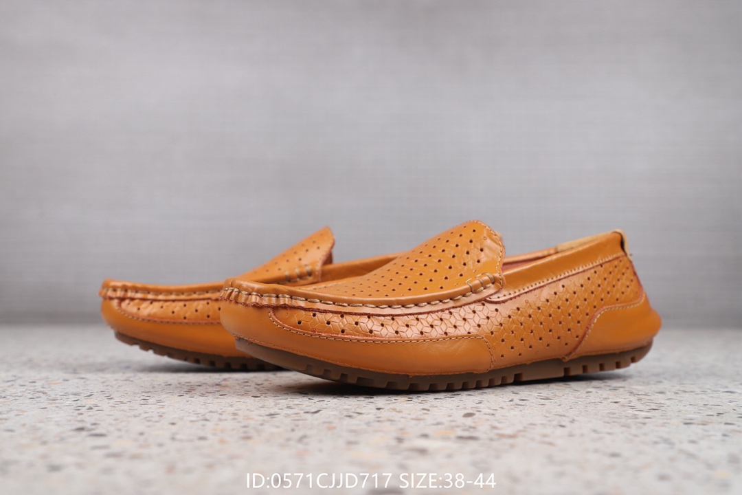 120 ECCO爱步 男鞋19春夏款商务休闲正装鞋套脚豆豆鞋