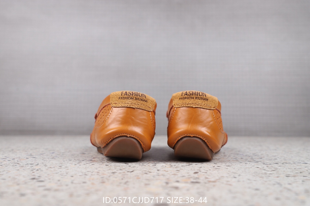 120 ECCO爱步 男鞋19春夏款商务休闲正装鞋套脚豆豆鞋