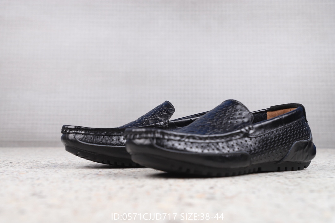 120 ECCO爱步 男鞋19春夏款商务休闲正装鞋套脚豆豆鞋