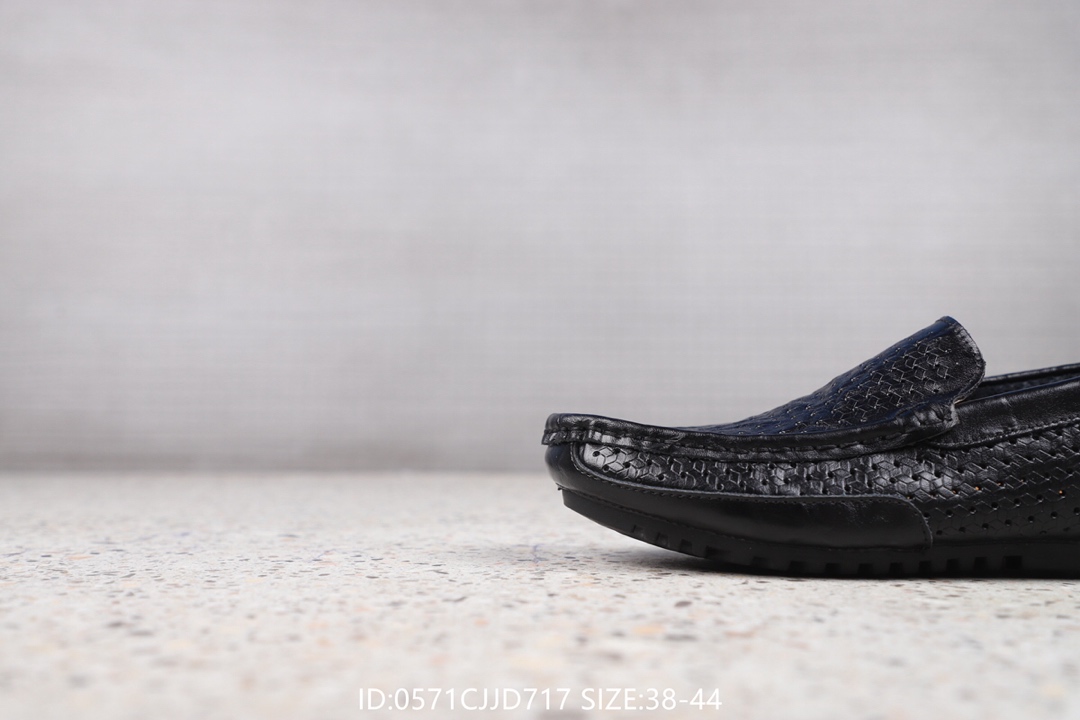 120 ECCO爱步 男鞋19春夏款商务休闲正装鞋套脚豆豆鞋