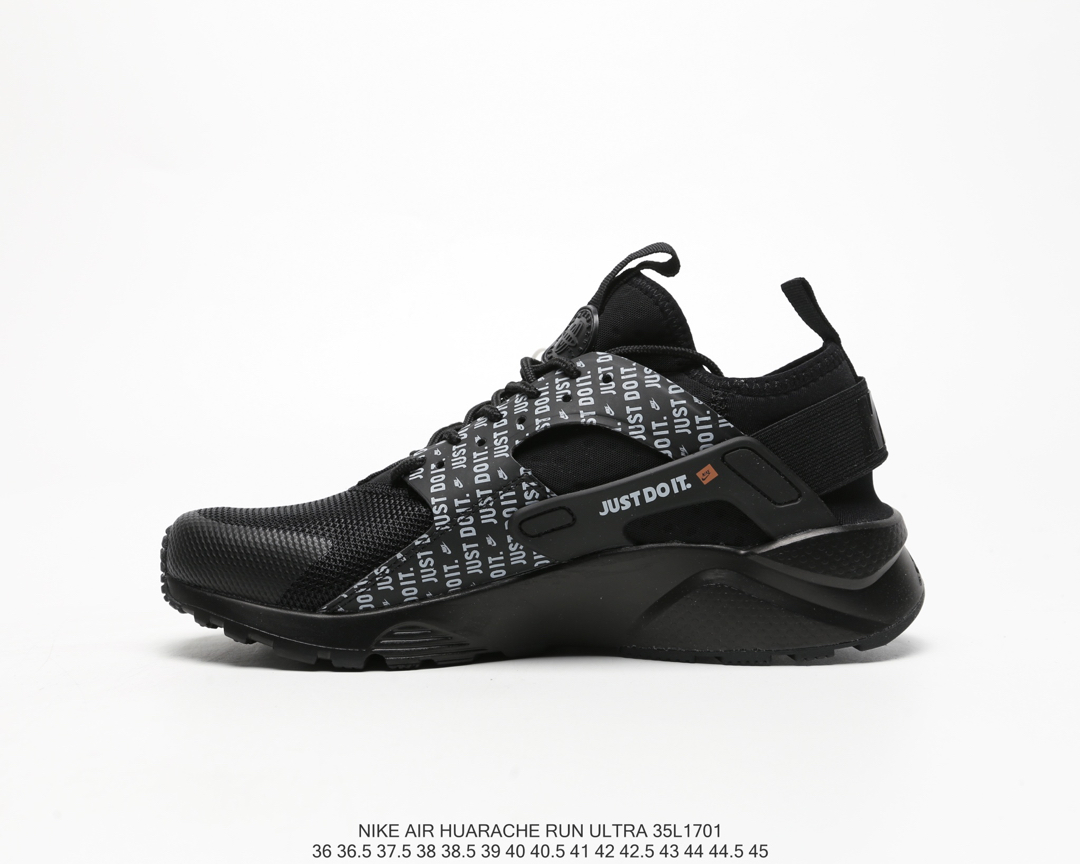 100  公司级福利华莱士四代联名款 NIKE AIR HUARACHE RUN ULTRA 超轻透气网面跑鞋 内置气垫