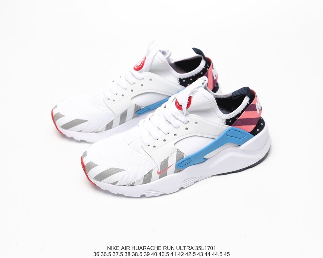 100  公司级福利华莱士四代联名款 NIKE AIR HUARACHE RUN ULTRA 超轻透气网面跑鞋 内置气垫