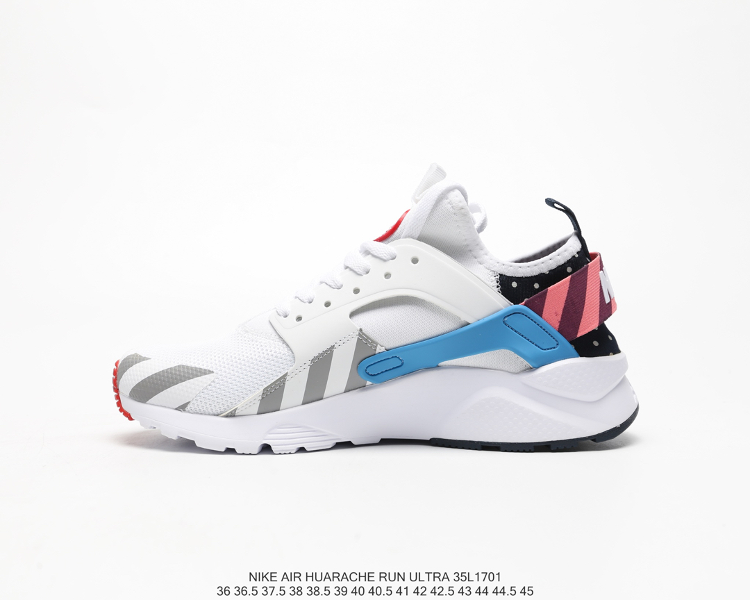 100  公司级福利华莱士四代联名款 NIKE AIR HUARACHE RUN ULTRA 超轻透气网面跑鞋 内置气垫