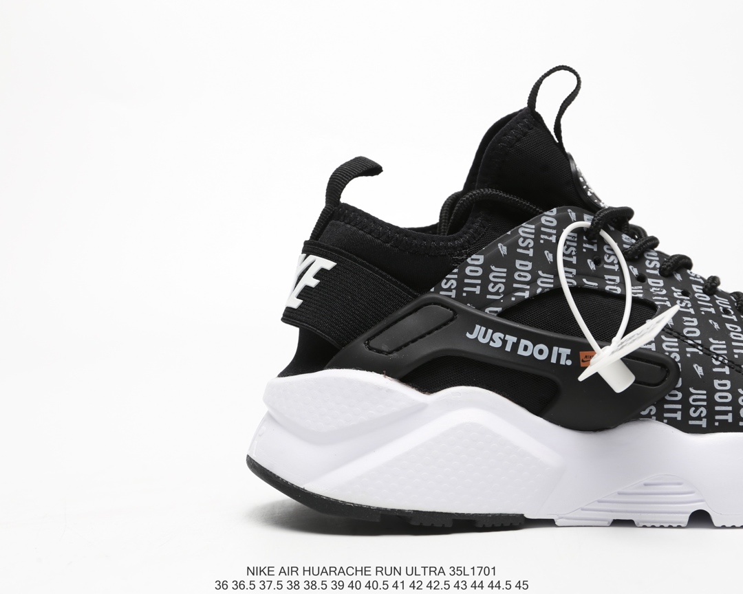 100  公司级福利华莱士四代联名款 NIKE AIR HUARACHE RUN ULTRA 超轻透气网面跑鞋 内置气垫